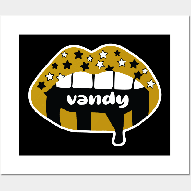 Vandy Lips Wall Art by NFDesigns